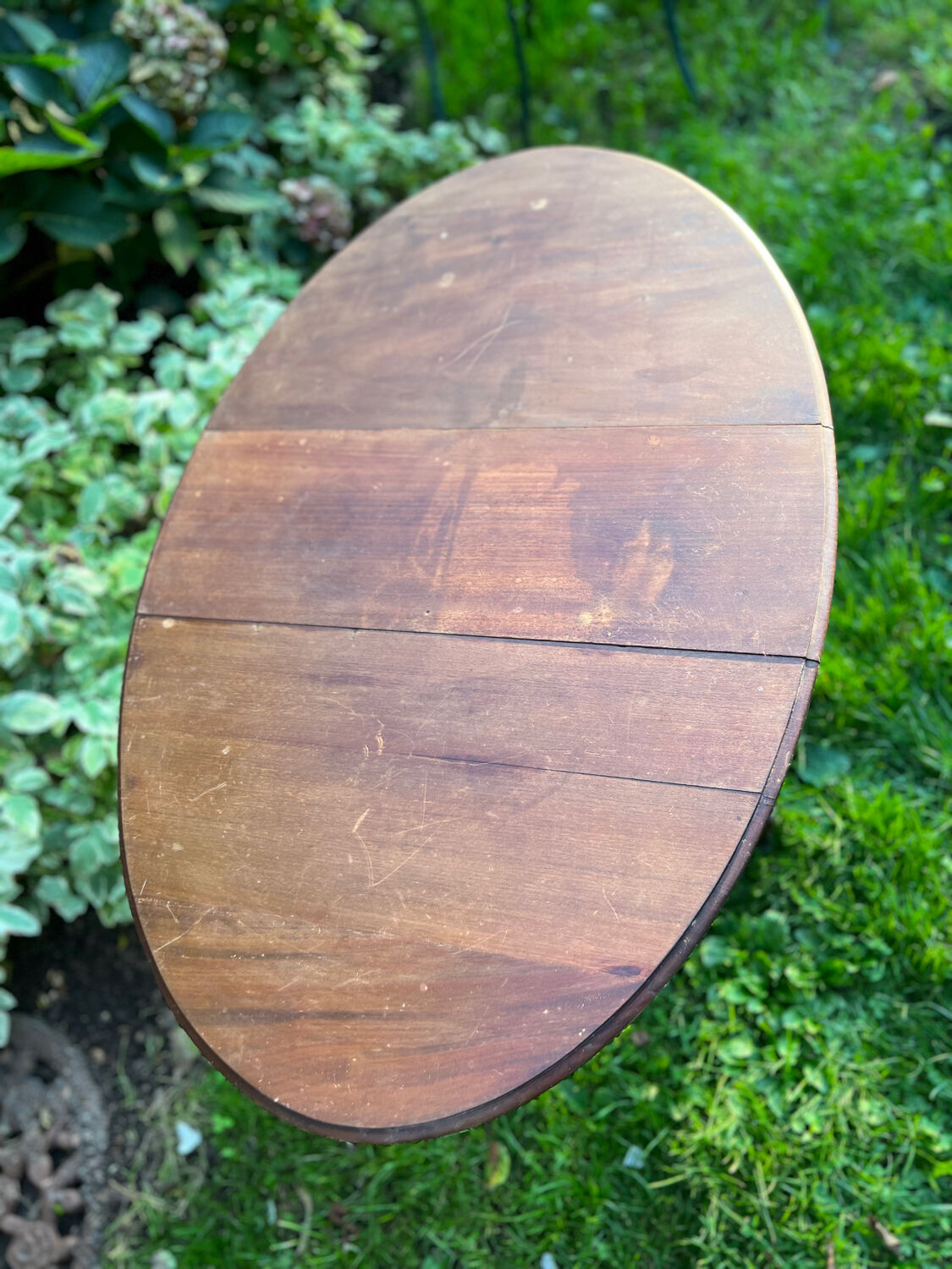 Table d’appoint pliable Gateleg en acajou
