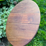 Foldable side table Gateleg in mahogany
