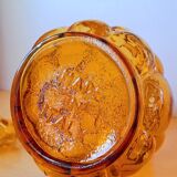 Amber Empoli glass carafe 70s