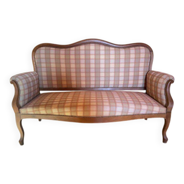 Vintage Provençal / Marseillais canapé – reupholstered Nobilis