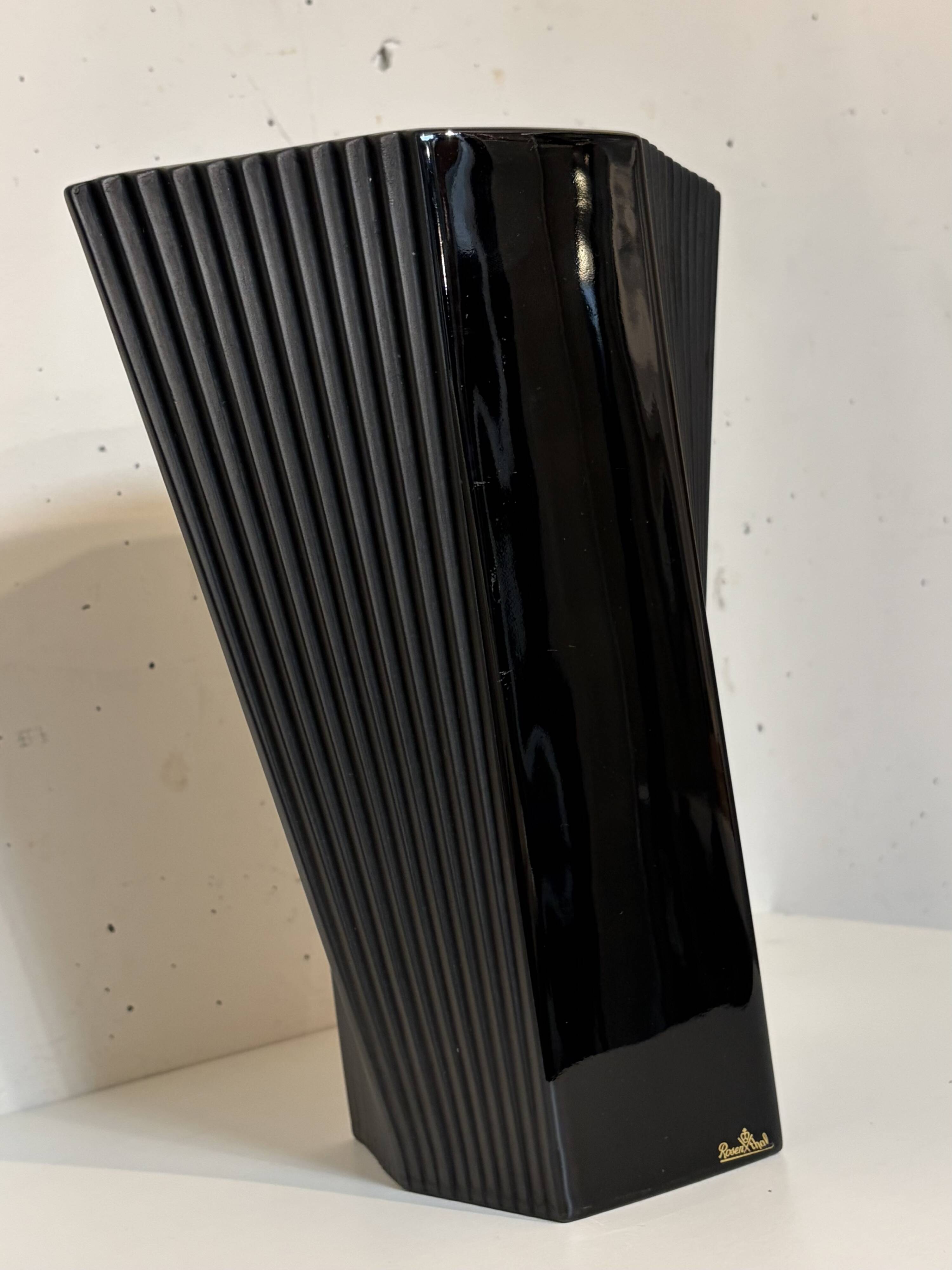 Ceramic vase Rosenthal, Sami Wirkkala, 1980