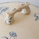 Soup bowl or salad bowl model Pornic, H. Boulenger & Cie, Terre de Fer, French manufacture