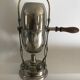 Ancienne cafetière à renversement en métal argenté