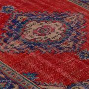 Anatolian handmade vintage rug 230 cm x 150 cm