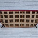 Années 1950, canapé danois 2 places, très bon état d'origine, bois de frêne.