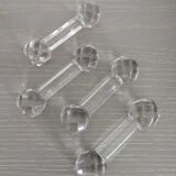4 glass knife rests