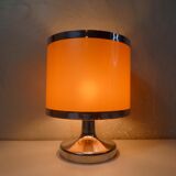 Vintage pink and silver lamp