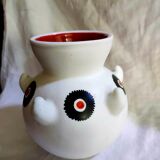 André Baud ceramic vase from Vallauris 14x12cm