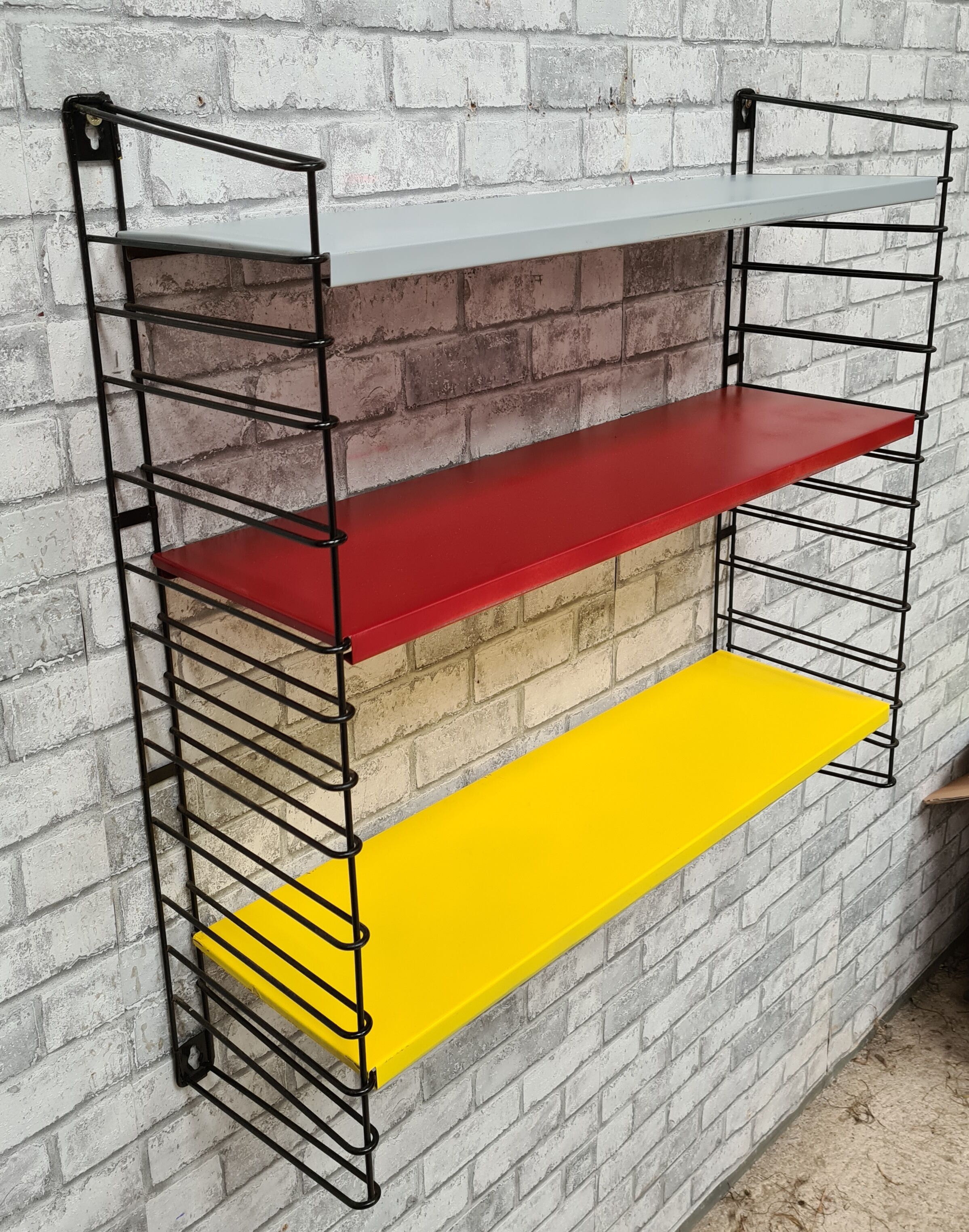 Vintage tomado shelf 1950 design A.Dekker -Old tomado shelf