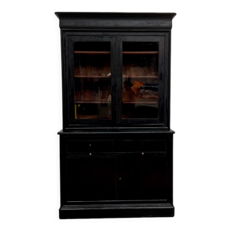 Sideboard - showcase 2 old body in blackened wood