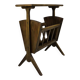 Porte-revues, tablette vintage en bois