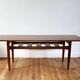 Table basse scandinave vintage en teck Trioh 1960