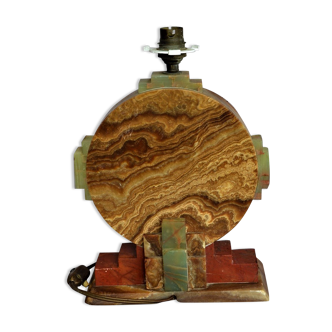 Art deco marble lamp