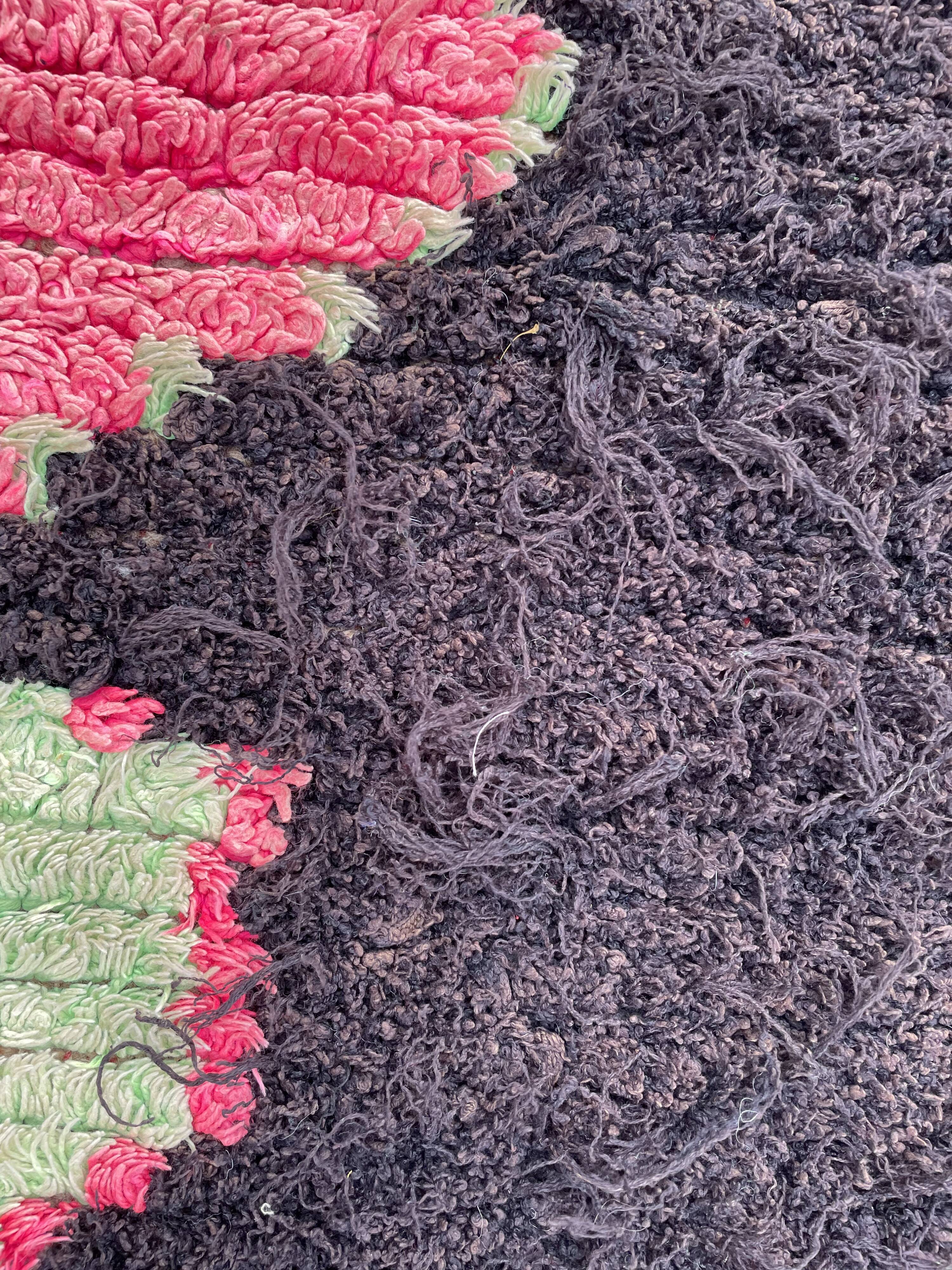 Berber carpet boucherouite