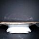 Paris porcelain set of 12 plates, dish and sauce boat, antique tableware with monogram BA.