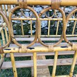 Children's rattan bed