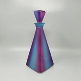 1970s Stunning Decanter or Decorative Bottle by Luigi Bormioli. Made in Ita
