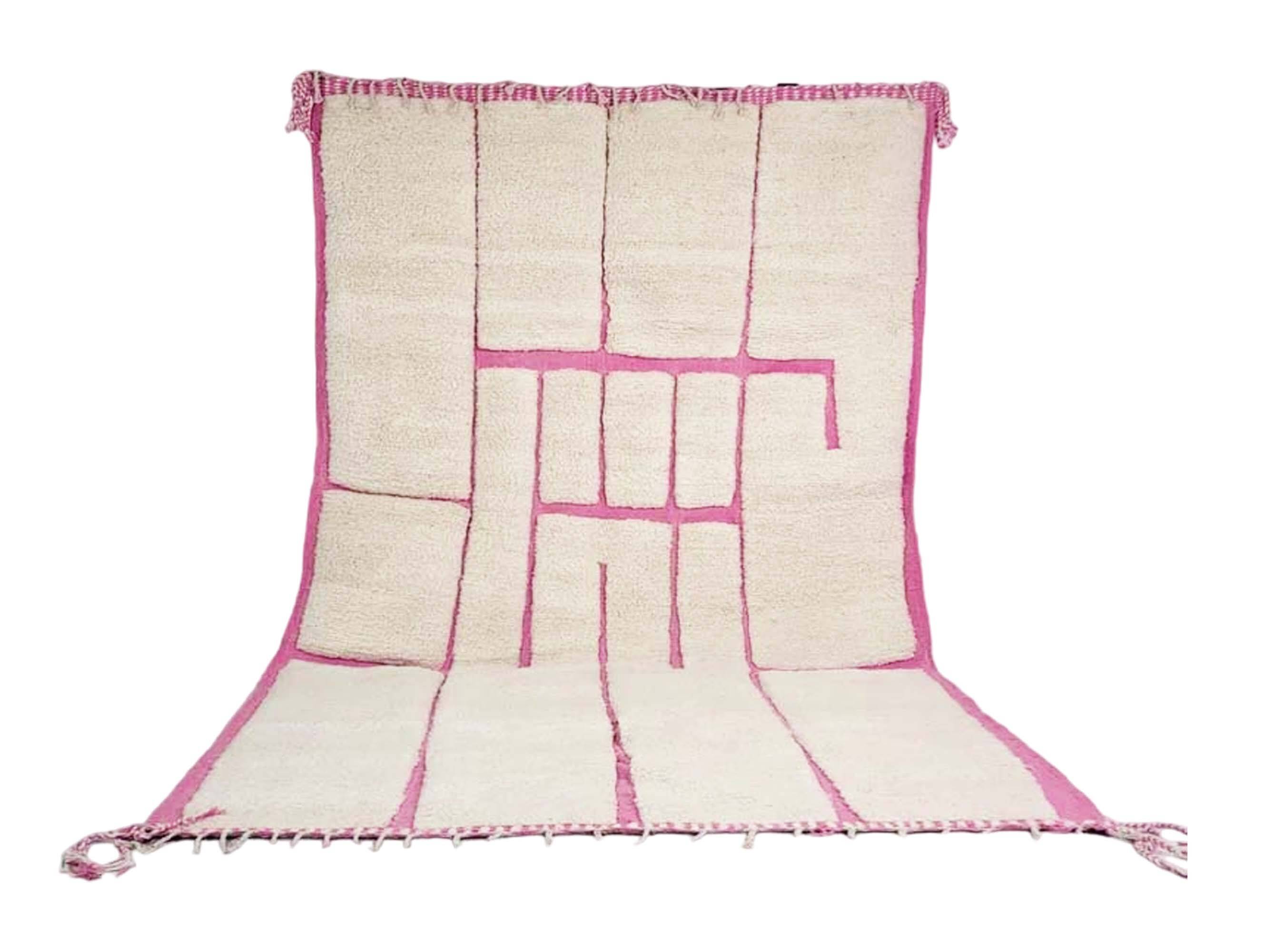 Berber bohemian handmade wool rug 250 X 150 CM