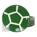 Assiette moyenne - sol vert