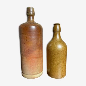 Pair of ceramic bottles