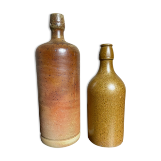 Pair of ceramic bottles