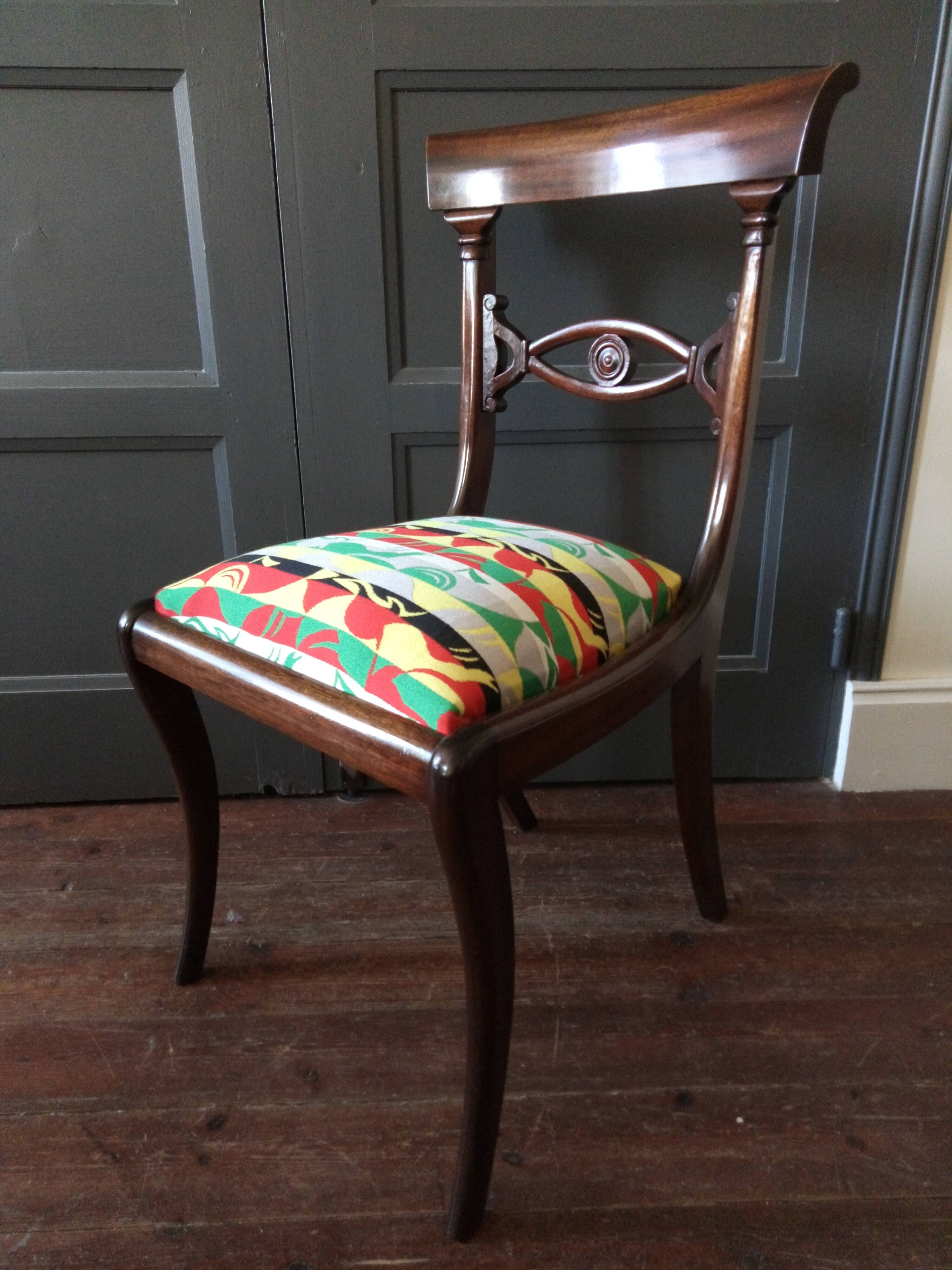 Set of 6 Regency mahogany chairs