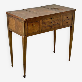 Old marquetry dressing table