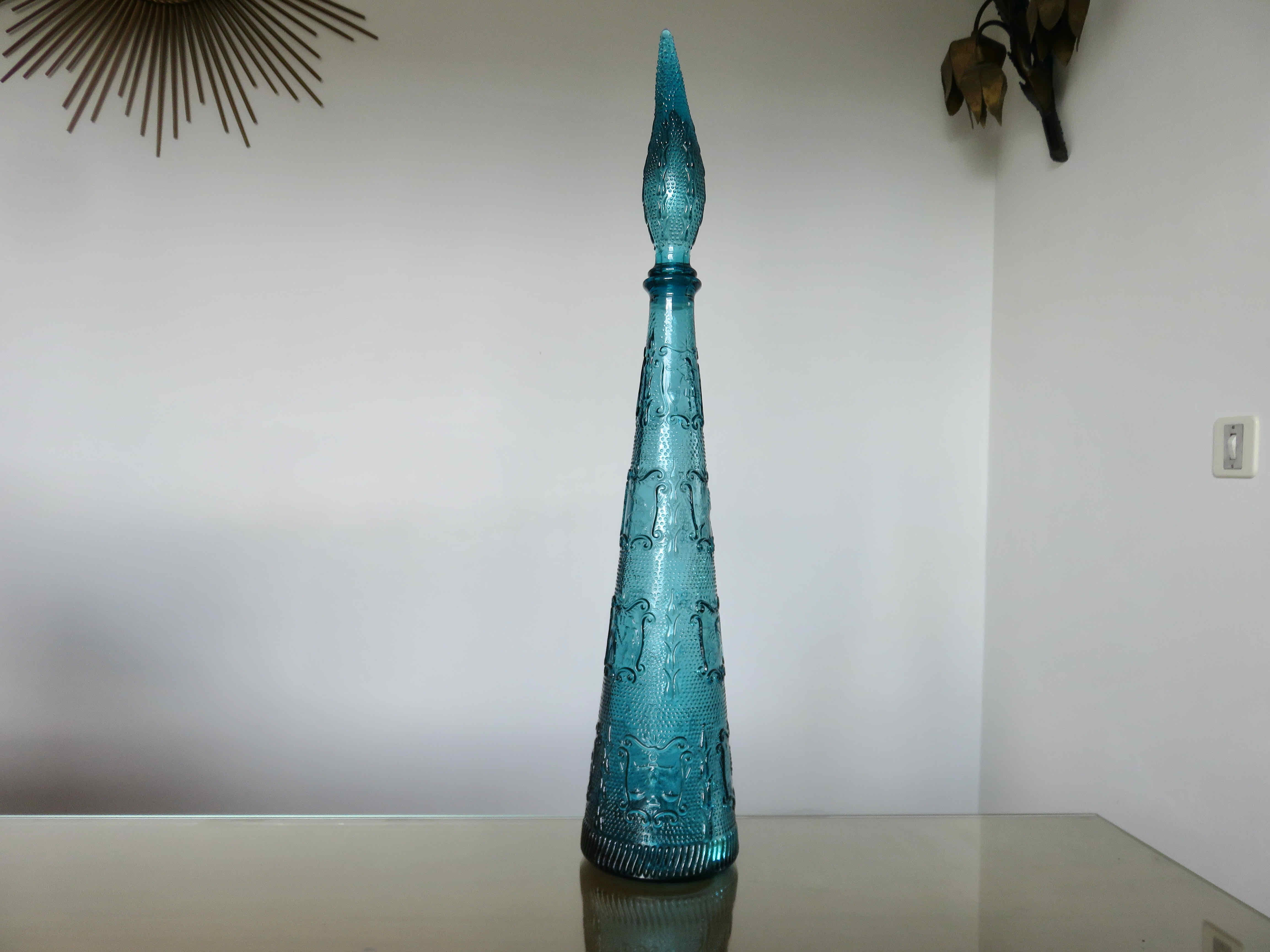 Empoli Italy bottle in glass 60s 70s