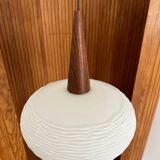 Opaline pendant light Louis Kalff