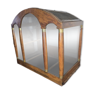 Empire style mahogany birdcage