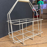 Shopping cart bottle basket