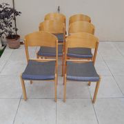 Lot 6 vintage chairs year 80