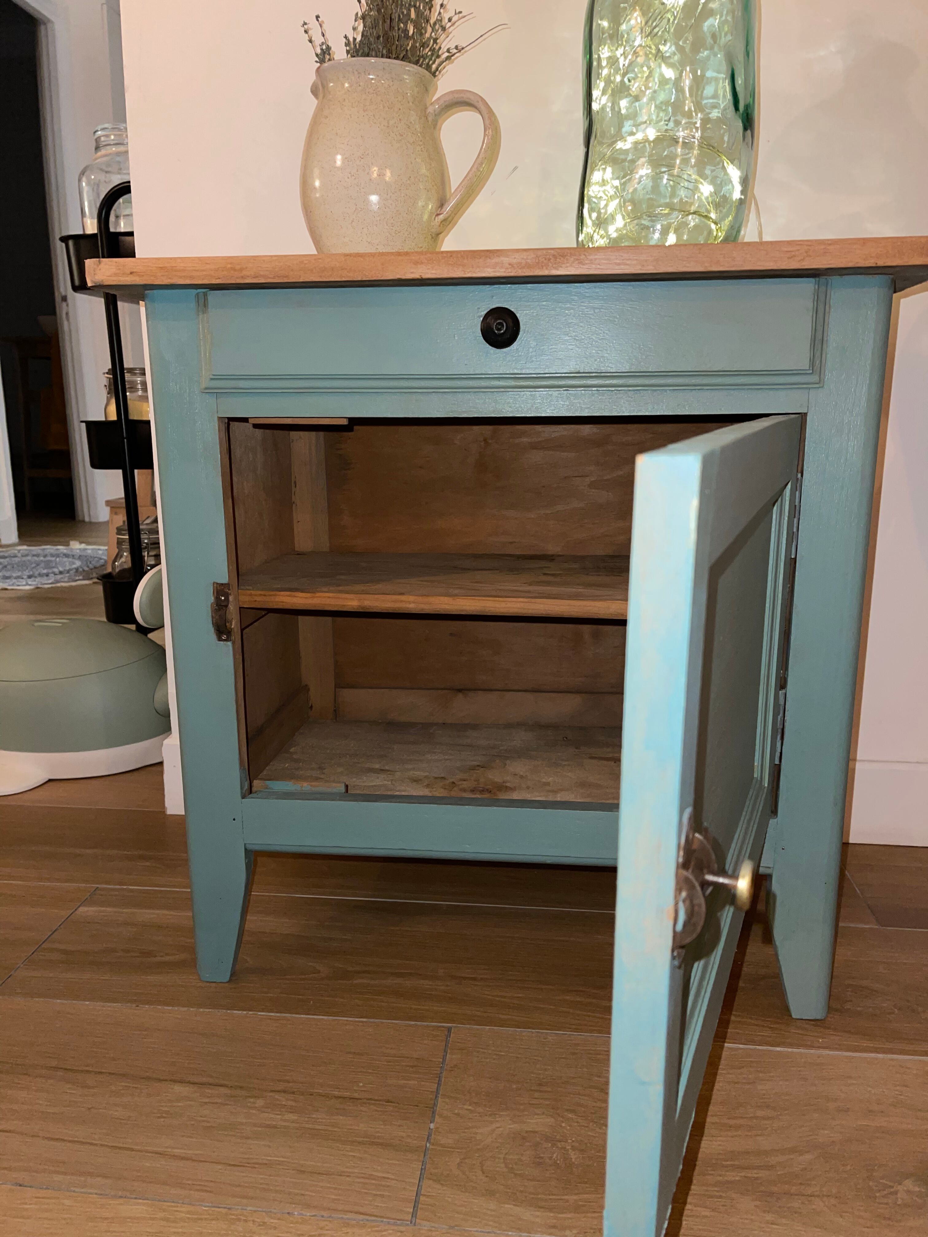 Antique furniture of low oak