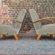 Pair of armchairs by Jindrich Halabala for Thonet 1950. Art deco
