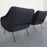 Mid-Century Italian Armchair, 1950s