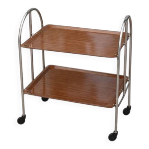 chariot desserte pliante