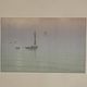 Lithograph by Henri Rivière The Beautiful Land of Brittany - Mist at Sea