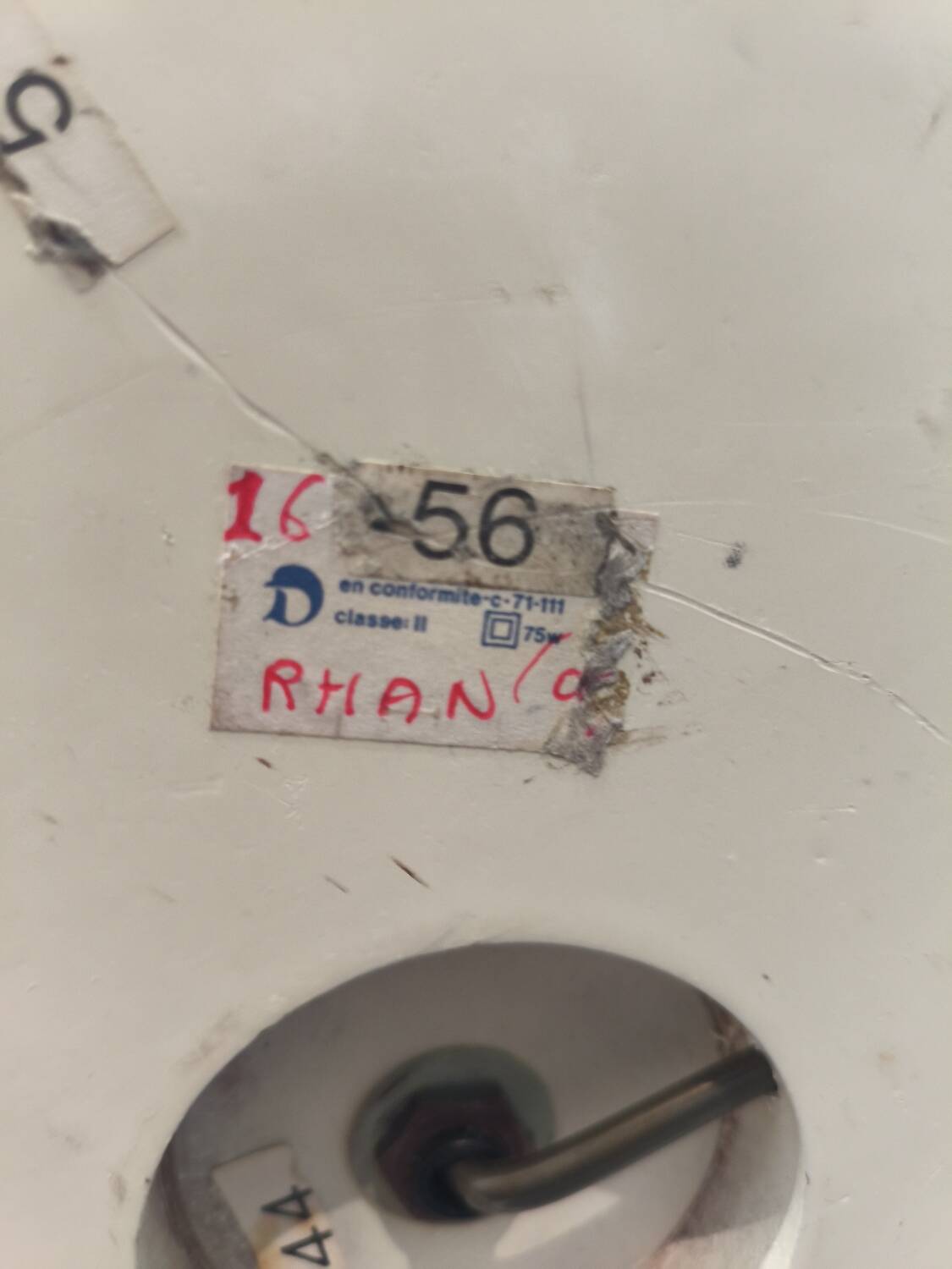 Vintage lamp Philippe Cheverny