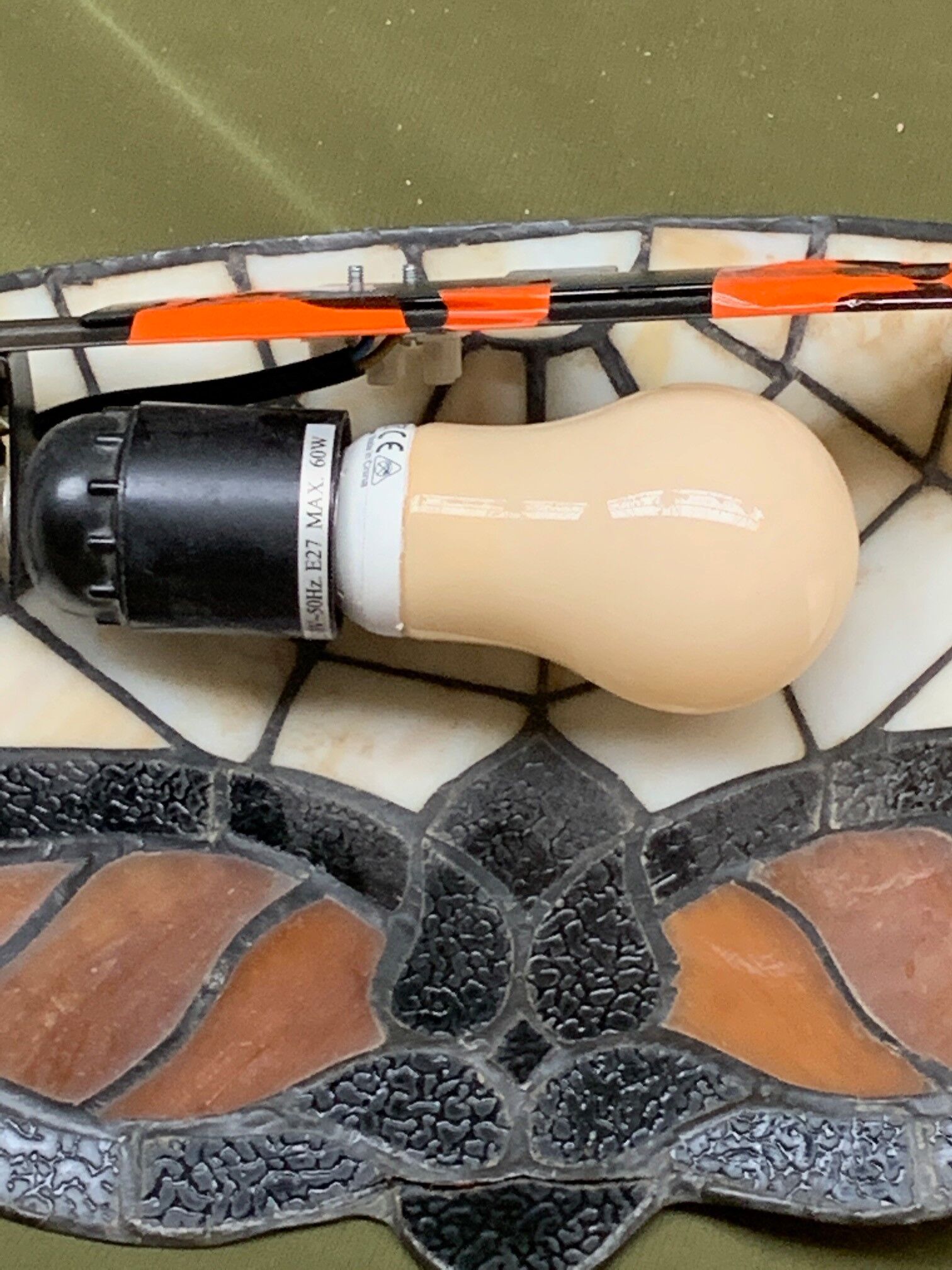 Tiffany-style wall lamp