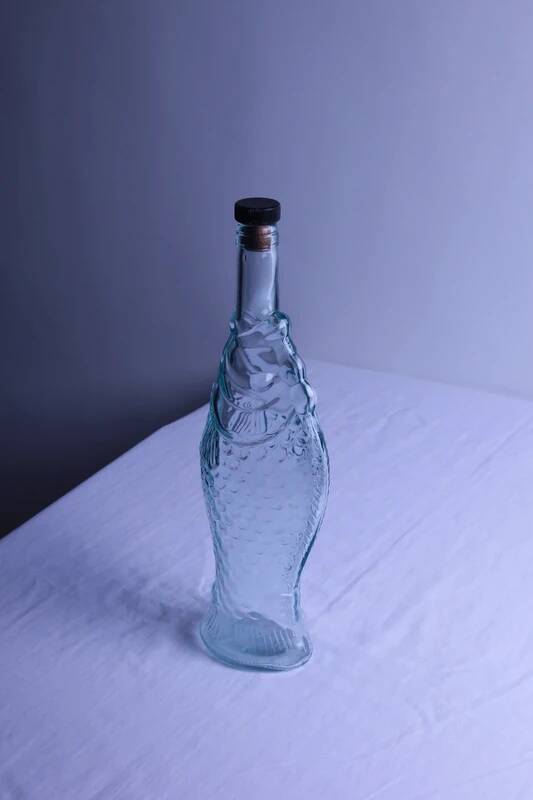 Vintage zoomorphic glass decanter