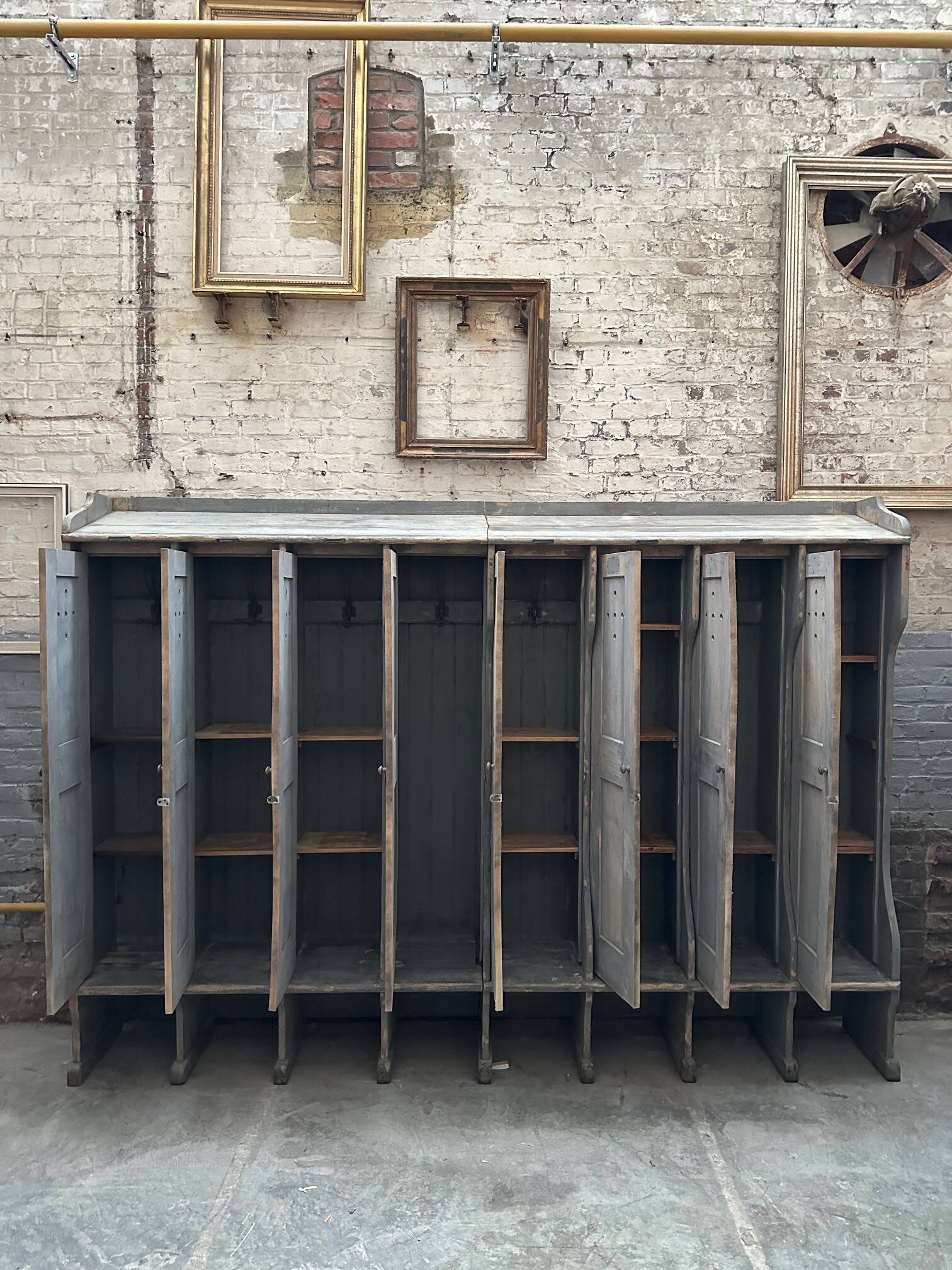 Workshop locker room, early 20th century