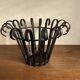 Cache pot mid century Provence en fers plats XL 1960