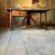 19th Century Continental Primitive Vernacular Kitchen Prep Table with Drawe