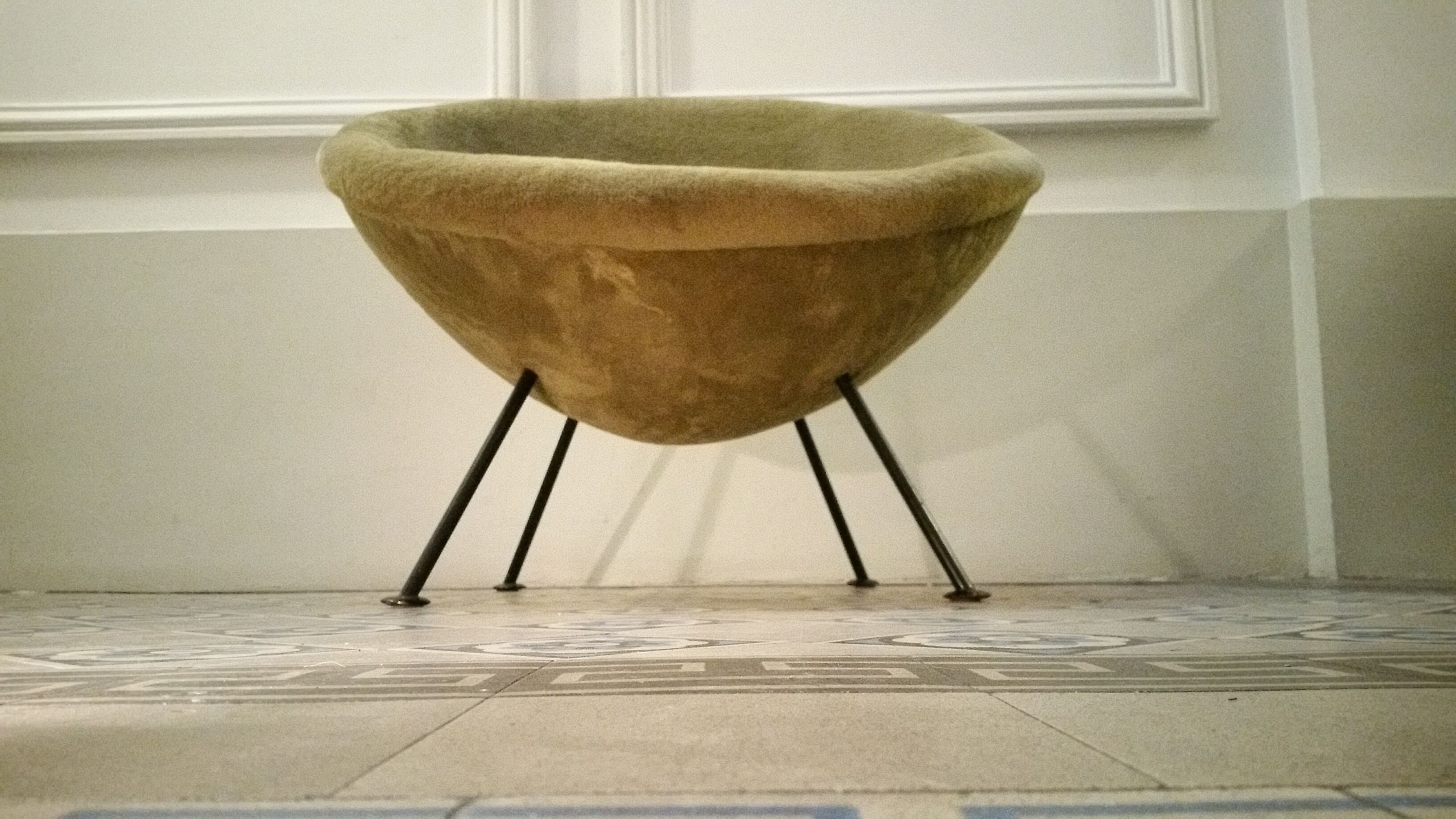 Rare Chair ball egg early 1950s Sputnik sputnik ball flesh