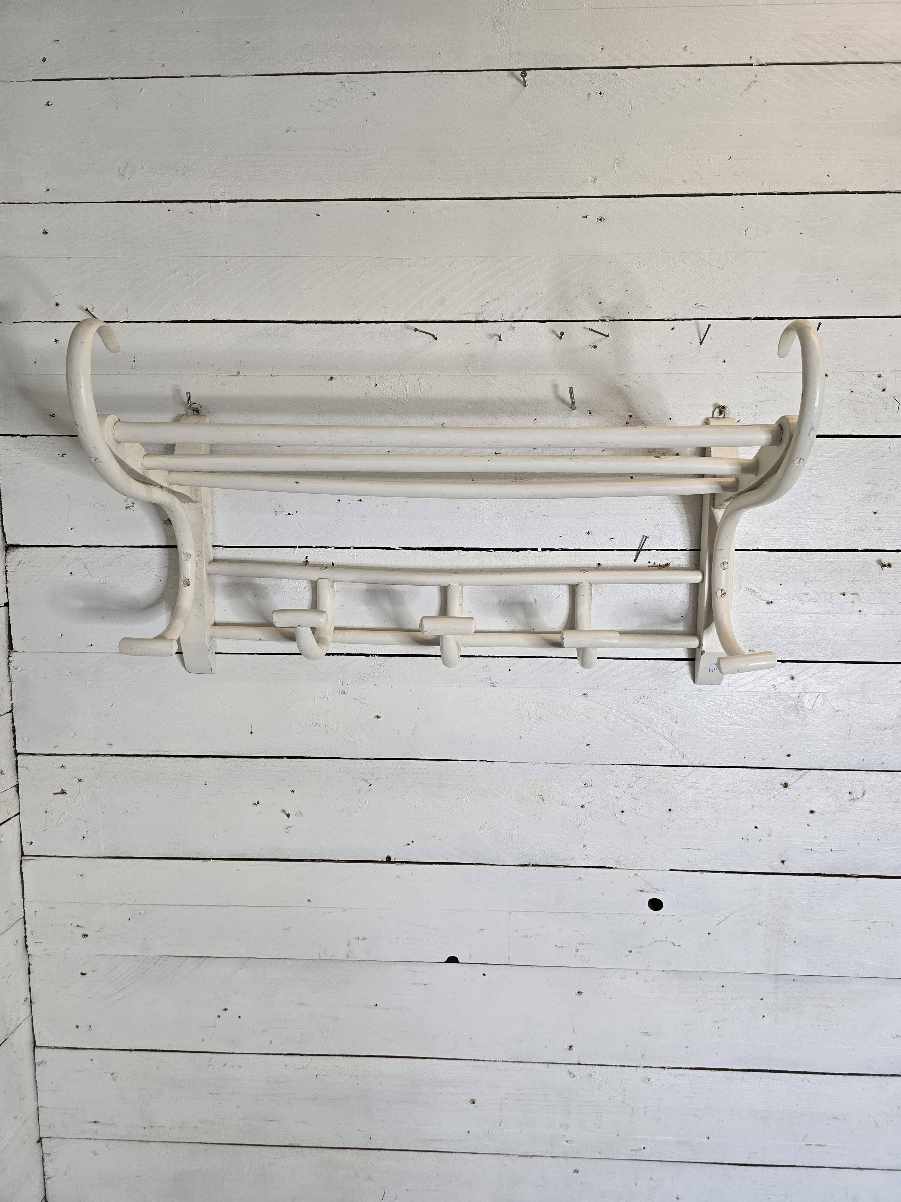Mahieu curved wooden coat rack