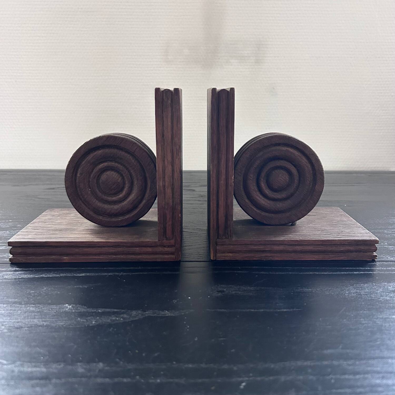 Pair of Breton bookends
