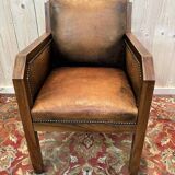 Art Deco Leather Armchair