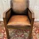 Art Deco Leather Armchair