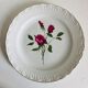 Plate by Amandinoise with a floral art deco rose motif.
