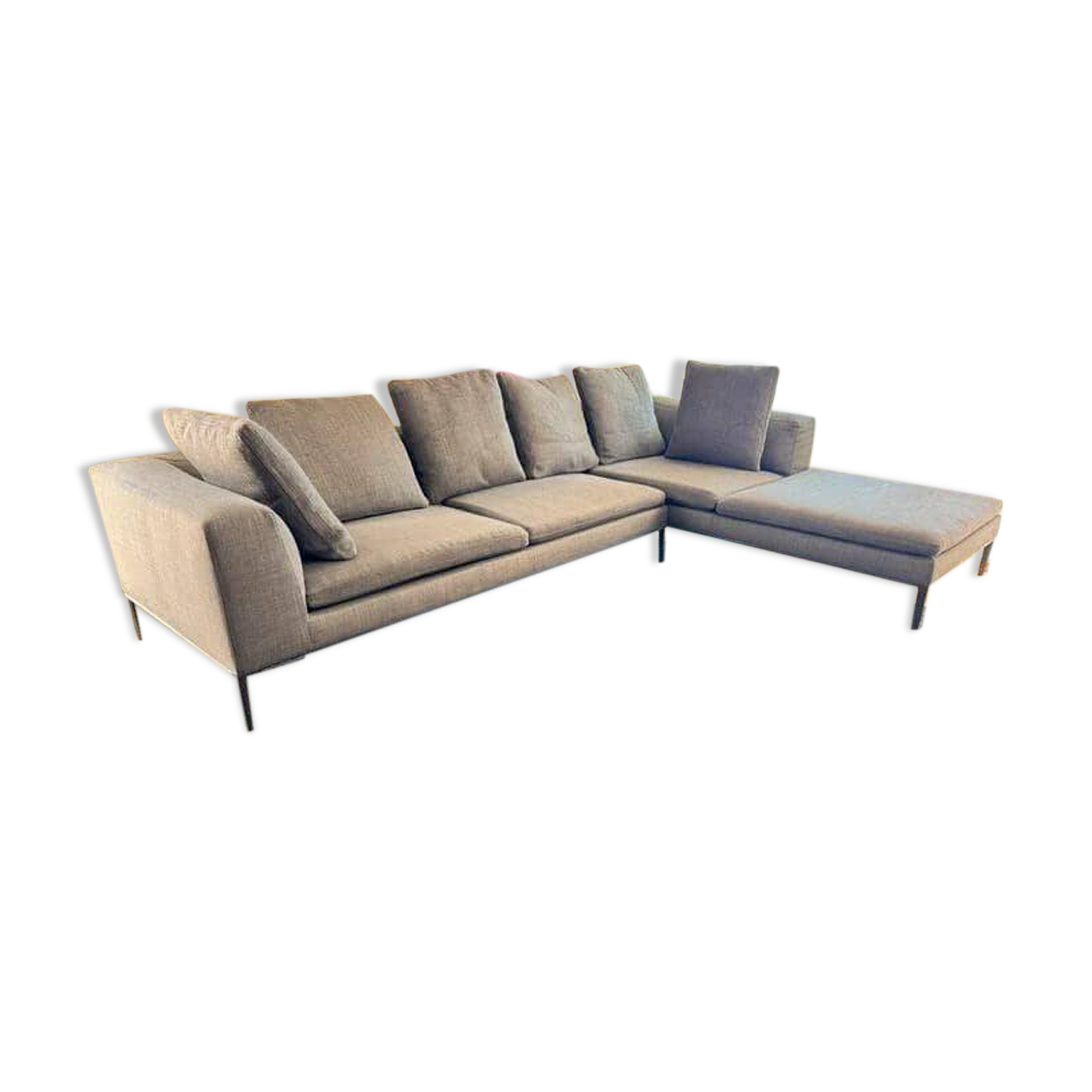 B&b italia corner sofa “ray” + b&b italia/maxalto “cratis” carpet
